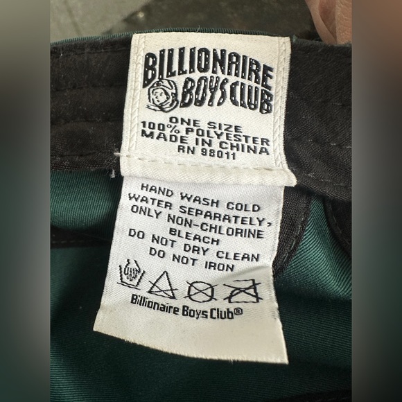 Billionaire Boys Club Teal Green Plaid Five-Panel Camp Cap - Picture 9 of 9